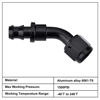 Picture of EVIL ENERGY 10AN 45 Degree Push Lock Hose Fitting End Black