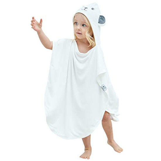 Picture of HIPHOP PANDA Bamboo Hooded Baby Towel - Soft Hooded Bath Towel with Bear Ears for Babie, Toddler,Infant, Perfect for Boy and Girl - (Bear, 21.5 x 22.5 Inch)