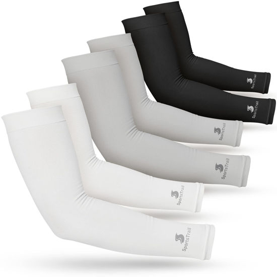SportsTrail Cooling Arm Sleeves for Men & Women – Breathable,  Moisture-Wicking Arm Sleeves for Women, Men & Kids