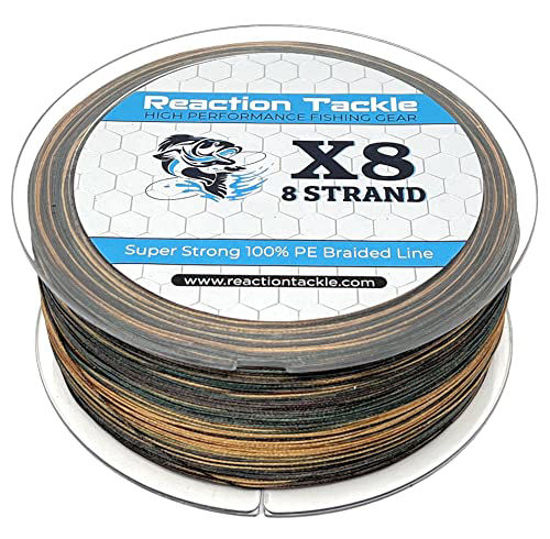 GetUSCart- Reaction Tackle Braided Fishing Line Hi Vis Green 40LB 150yd