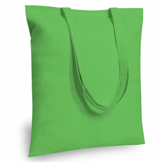 TOPDesign 5 | 12 | 24 | 48 | 192 Pack Economical Cotton Tote Bag Lightweight Medium Reusable Grocery Shopping Cloth Bags Suitable for DIY Advertising