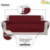 Picture of Easy-Going Sofa Slipcover Reversible Loveseat Sofa Cover Couch Cover for 2 Cushion Couch Furniture Protector with Elastic Straps for Pets Kids Dog Cat (Oversized Loveseat, Christmas Red/Ivory)