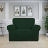 Picture of Easy-Going Stretch Oversized Chair Sofa Slipcover 1-Piece Couch Sofa Cover Furniture Protector Soft with Elastic Bottom for Kids Spandex Jacquard Fabric Small Checks Dark Green