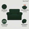 Picture of Easy-Going Stretch Oversized Chair Sofa Slipcover 1-Piece Couch Sofa Cover Furniture Protector Soft with Elastic Bottom for Kids Spandex Jacquard Fabric Small Checks Dark Green