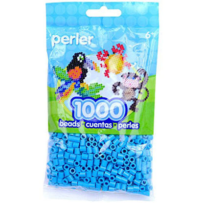 Picture of Perler Beads Fuse Beads for Crafts, 1000pcs, Turquoise