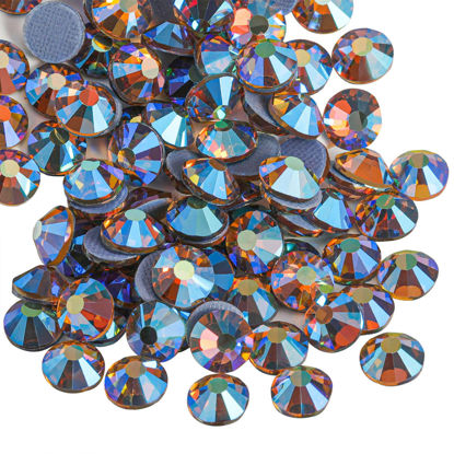 Beadsland Hotfix Rhinestones, Flatback Crystal Rhinestones for Crafts  Clothes DIY Decoration, Crystal, SS34/288pcs, 7.0-7.3mm