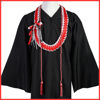 Picture of TFTAFAN Graduation Leis and Graduation Honor Cords Class of 2023 Graduation Ribbon Lei Graduation Necklace Braided Necklaces Graduation gift for for Student Graduation Gifts Party Supplies (red and white, 2)