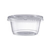 Picture of Pantry Value [100 Sets - 2 oz.] Jello Shot Cups with Lids, Small Plastic Condiment Containers for Sauce, Salad Dressings, Ramekins, & Portion Control