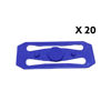 Picture of Hot Wheels Compatible 3d Printed Track Connectors Set of 20 (Blue)