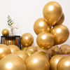 Picture of Styirl 60 pcs Gold Latex Balloons/Rose Gold Balloons/Pink Balloons/Black Balloons/White Balloons/Blue Balloons 5/10/12/18Inch for Happy Birthday Decorations/Graduation/Baby shower/Party Decorations