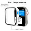 Picture of 5 Pack Hard PC Case for Apple Watch SE 44mm 2022 Series 6 Series 5 Series 4 with Tempered Glass Screen Protector, Haojavo Ultra-Thin Scratch Resistant Bumper Protective Cover for iWatch Accessories