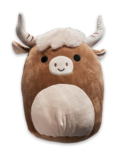 Picture of Squishmallows Official Kellytoy 12 Inch Soft Plush Squishy Toy Animals (Carlton Highland Cow)