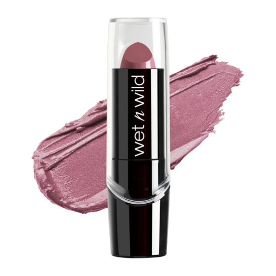 Picture of wet n wild Silk Finish Lipstick| Hydrating Lip Color| Rich Buildable Color| Secret Muse Pink