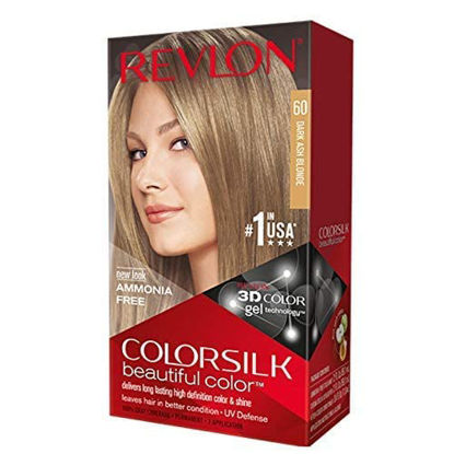 Picture of Revlon ColorSilk Hair Color, 60 Dark Ash Blonde 1 ea (Pack of 3)