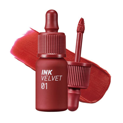 Picture of Peripera Ink the Velvet Lip Tint, Liquid Lip (0.14 fl oz, 001 GOOD BRICK)