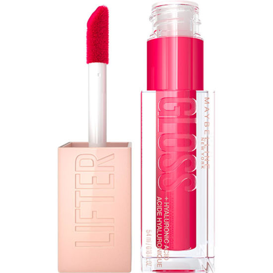 Picture of MAYBELLINE New York Lifter Gloss Hydrating Lip Gloss with Hyaluronic Acid, Bubblegum, Sheer Bright Pink, 1 Count