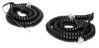 Picture of iMBAPrice (Pack of 2) Black Coiled Telephone Phone Handset Cable Cord, Coiled Length 3 to 12 feet Uncoiled (Value Pack)