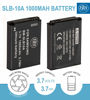 Picture of SLB-10A Battery and Battery Charger for Samsung EX2F HZ15W SL202 SL420 SL620 SL820 WB150F WB250F WB350F WB750 WB800F WB850F WB1100F Digital Camera + More!!