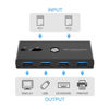 Picture of USB 3.0 Switch Selector,ZIYUETEK KVM Switcher 4 Port USB Peripheral Switcher Box Hub for Mouse, Keyboard, Scanner, Printer, PC, Laptop with One-Button Switch and 2 PCS USB3.0 Cable