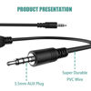 Picture of Eanetf USB to Aux Audio Adapter, 3.5mm Male to USB Female Adapter for Playing Music with U-Disk in Your Car,orked only When Your CAR 3.5mm AUX Port Must has Audio decoding Function - 2 Pack