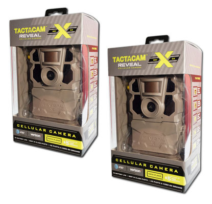 Picture of TACTACAM 2 Pack Reveal X Gen 2.0 LTE Cellular Trail Camera AT&T and Verizon, HD Video, HD Photo, Low Glow IR LED Flash (TA-TC-XG2) for Hunting, Security, Surveillance Gen 2 (2 Pack X Gen 2.0)