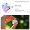 Picture of HDCRYSTALGIFTS Color Cube Prism 20mm K9 Optical Crystal Glass Polyhedron RGB Dispersion Prism for Physics,Photography,Desktop Decoration