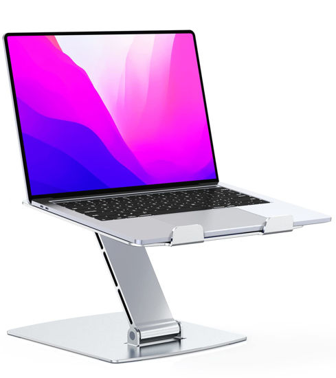 Aluminum Foldable Laptop Stand Ergonomic Laptops Riser for Desk