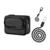 Picture of Silicone Protective Case Cover for Insta360 GO 3 Camera + Action Pod Comes with Neck Hang Rope (Black)