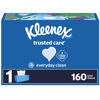 Picture of Kleenex Trusted Care Facial Tissues, 1 Flat Box, 160 Tissues per Box, 2-Ply, Packaging May Vary