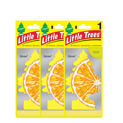 Picture of Little Trees Car Air Freshener | Hanging Paper Tree for Home or Car | Sliced | 6 Pack