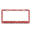 Picture of Bling License Plate Frame for Women, 1PCS Sparkly License Plate Frames| Over 1200 pcs 14 Facets Bedazzled Clear Glass Diamond Rhinestone Crystals w/Free Glitter Diamond Box (Red)