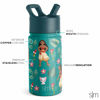 Picture of Simple Modern Disney Moana Kids Water Bottle with Straw Lid | Reusable Insulated Stainless Steel Cup for Girls, School | Summit Collection | 14oz, Moanas Village