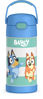 Picture of THERMOS FUNTAINER 12 Ounce Stainless Steel Vacuum Insulated Kids Straw Bottle, Bluey