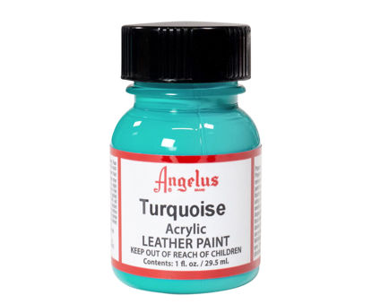 Picture of Angelus Acrylic Leather Paint Turquouise 1oz