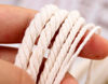 Picture of FLIPPED 100% Natural Cotton Macrame Cord,5mm x110 Yards Macrame Cords Colored Cotton Macrame Rope Craft Cord for DIY Crafts Knitting Plant Hangers Christmas Wedding Décor(Beige, 5mm110yards)