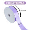 Picture of TONIFUL 1-1/2 Inch (40mm) x 100 Yard Lavender Light Purple Wide Satin Ribbon Solid Fabric Ribbon for Gift Wrapping Chair Sash Valentine's Day Wedding Birthday Party Decoration Hair Floral Craft Sewing