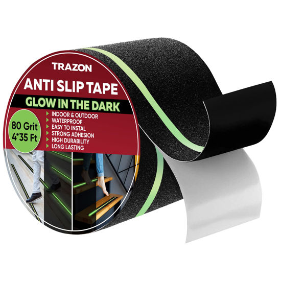 1.2 x 32.8 ft Anti Slip Grip Tape, Non-Slip Traction Tape for Stairs,  Black