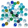 Picture of POPLAY 50 PCS Beautiful Player Marbles Bulk for Marble Games,Multiple Colors(1 Whistle for Free)