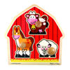 Picture of Melissa & Doug Barnyard Animals Jumbo Knob Wooden Puzzle - Horse, Cow, and Sheep