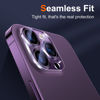 Picture of UniqueMe [3 Pack Compatible for iPhone 14 Pro Max/iPhone 14 Pro Camera Lens Protector,[Case Friendly][Scratch-Resistant] - Purple