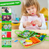 Picture of Guolely Busy Board Montessori Toys, Toddlers Travel Toy, Preschool Learning Activities Educational Toy - Book Sensory for 1-6 Year Old Boys & Girls Autistic (Green Animals)