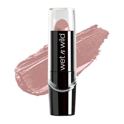 Picture of Wet n Wild Silk Finish Lipstick| Hydrating Lip Color| Rich Buildable Color| A Short Affair Pink