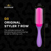 Picture of Denman Curly Hair Brush D3 (African Violet) 7 Row Styling Brush for Detangling, Separating, Shaping and Defining Curls - For Women and Men