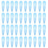 Picture of 40 Counts Blue Color Metal Snap Hair Clips 2 Inch Barrettes for Women Accessories