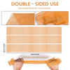 Picture of 3 Pieces African Bath Sponge African Net Long Net Bath Sponge Exfoliating Shower Body Scrubber Back Scrubber Skin Smoother,Great for Daily Use (3 Yellow)