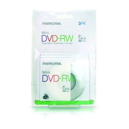 Picture of Memorex 30 min./1.4 GB Mini DVD-RW (3-Pack)