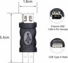 Picture of FastSun Firewire IEEE 1394 6 Pin Female to USB Male Adaptor Convertor 1PCS