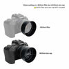 Picture of Lens Hood for Canon RF 50mm F1.8 STM on EOS R6 R5 RP R Camera, Reversible Lens Shade Replace Canon ES-65B Lens Hood, Compatible with 43mm Filters and 43mm Lens Cap