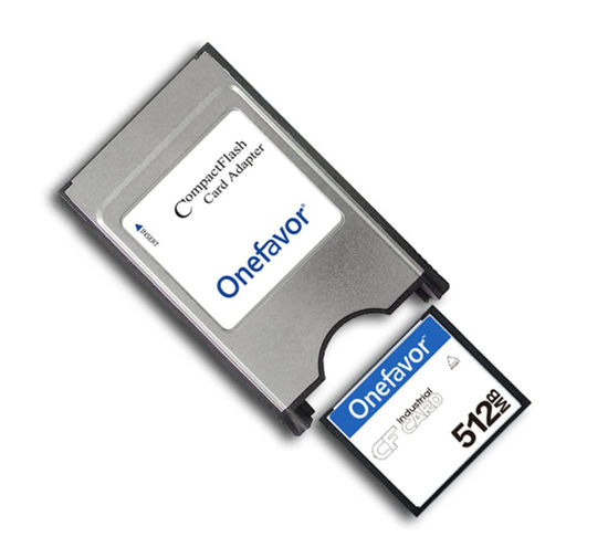 Picture of Onefavor Compact Flash to PCMCIA Ata Adapter CF to PC Card Adapter PCMCIA Ata Adapter for Cf 2 Card (Come with 512MB CF Memory Card)