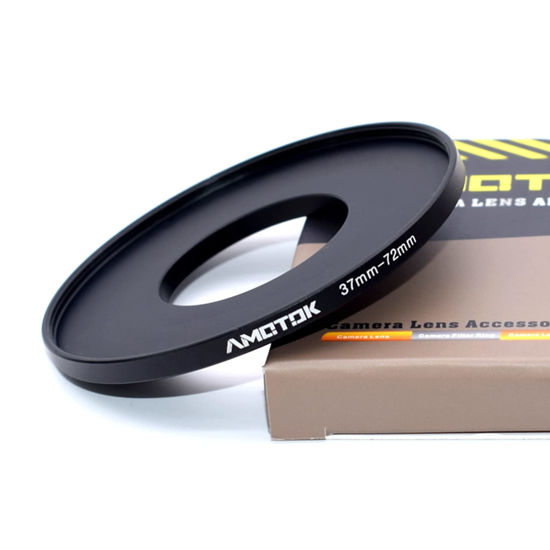 Picture of 37mm Lens to 72mm Camera Lens Adapter,37mm to 72mm Filter Step-up Ring Adapter Ring,Compatible All 72mm Filter Accessory